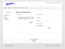 Tablet Screenshot of blytheco.orderingstore.com